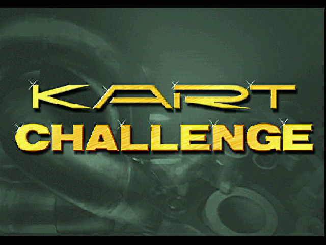 Kart Challenge — Title screen