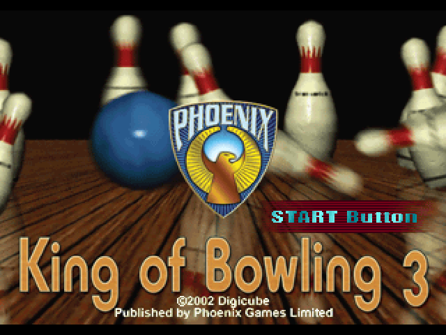 King of Bowling 3 — Title screen