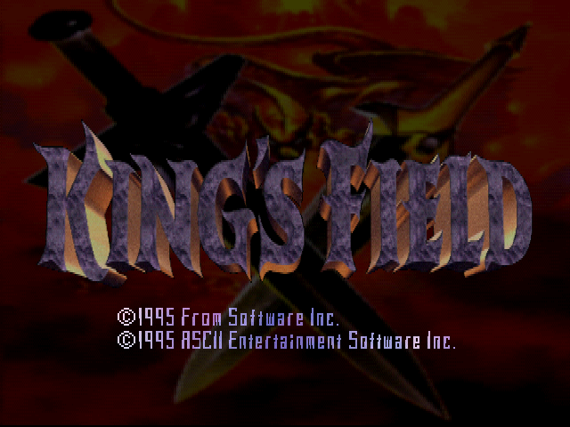 King's Field — Title screen
