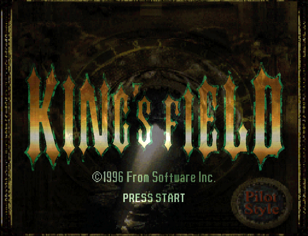 King's Field III : Pilot Style — Title screen