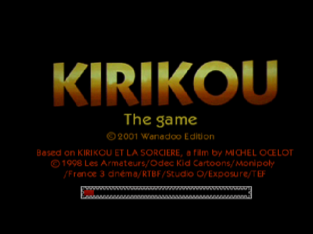 Kirikou — Title screen