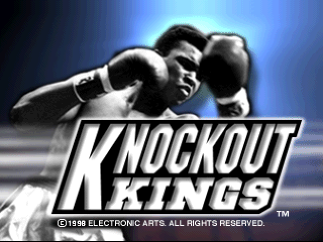 Knockout Kings — Title screen