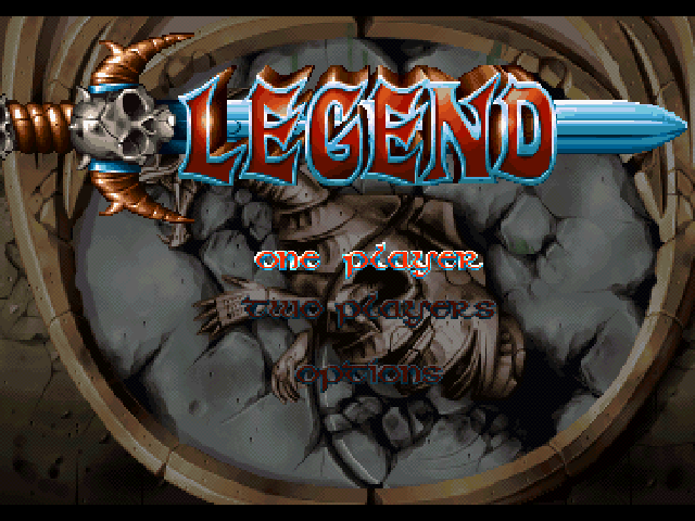 Legend — Title screen