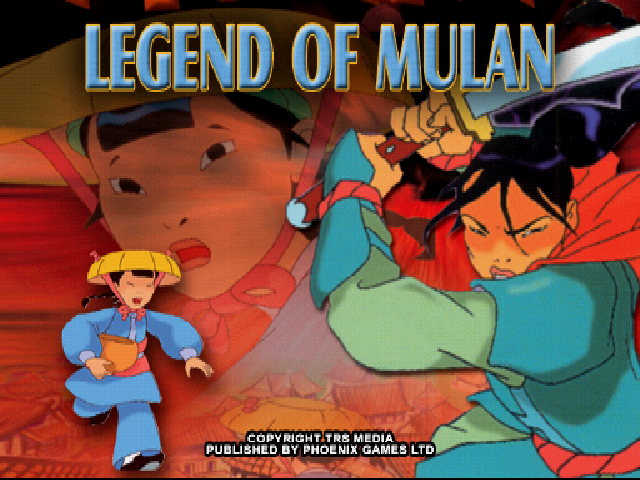 Legend of Mulan — Title screen