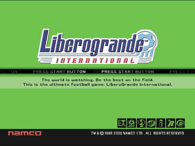 Liberogrande International — Title screen