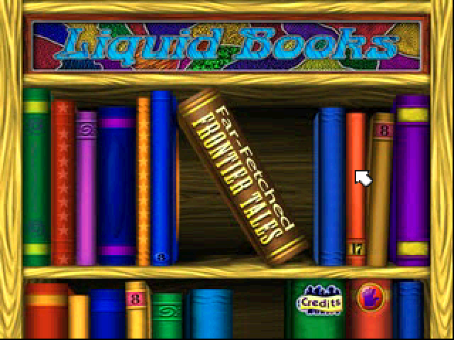 Lightspan : Liquid Books 3 - Far-Fetched Frontier Tales — Title screen