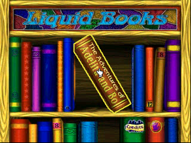 Lightspan : Liquid Books 4 - The Adventures of Adelita and Bo — Title screen