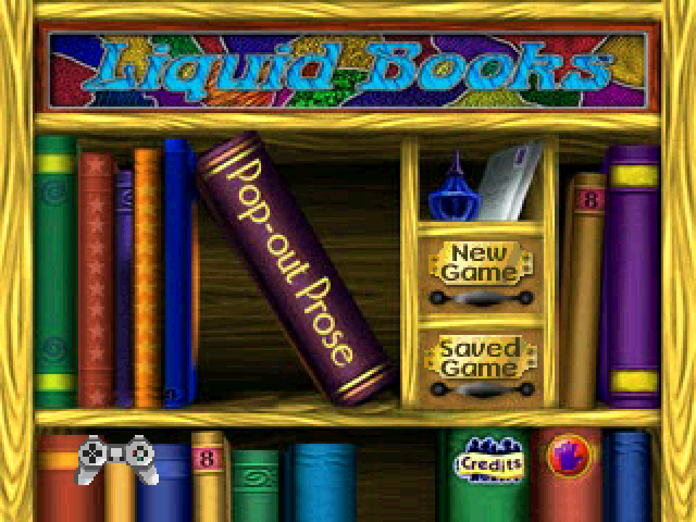 Lightspan : Liquid Books 5 - Pop-0ut Prose — Title screen