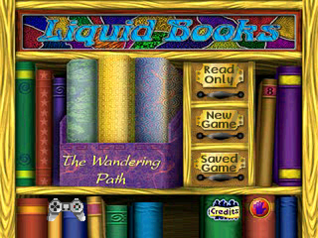 Lightspan : Liquid Books 6 - The Wandering Path — Title screen