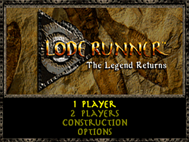 Lode Runner — Title screen