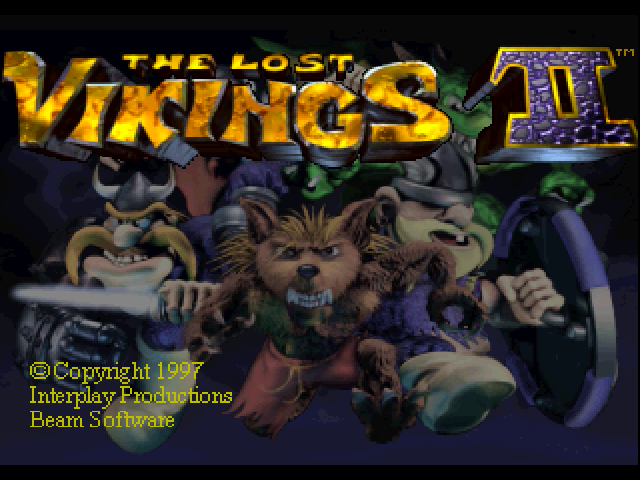 Lost Vikings 2 : Norse by Norsewest — Title screen
