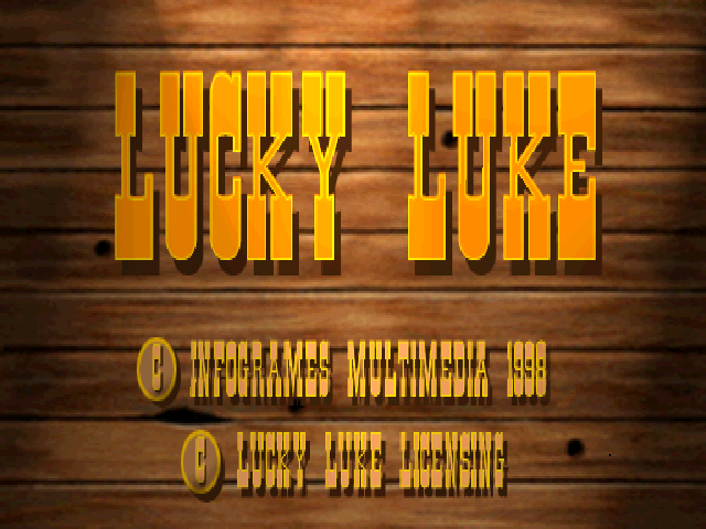 Lucky Luke — Title screen