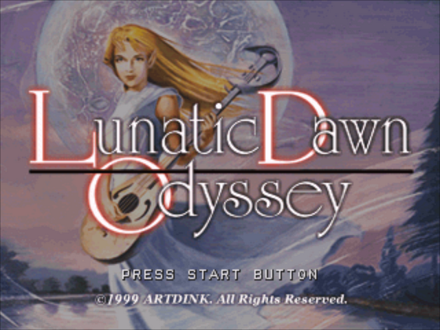 Lunatic Dawn : Odyssey — Title screen