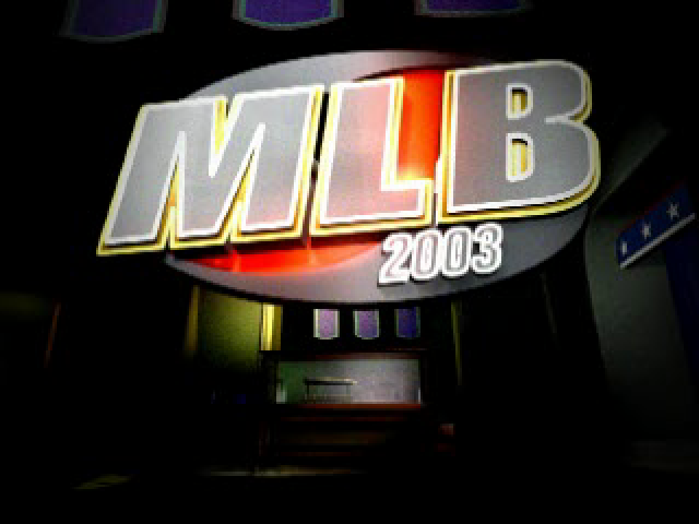 MLB 2003 — Title screen