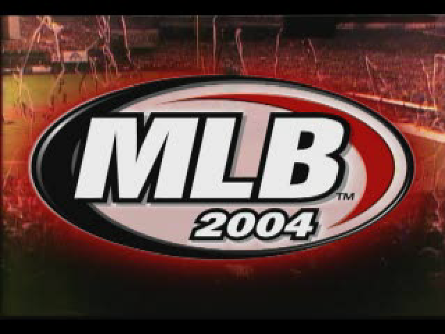 MLB 2004 — Title screen