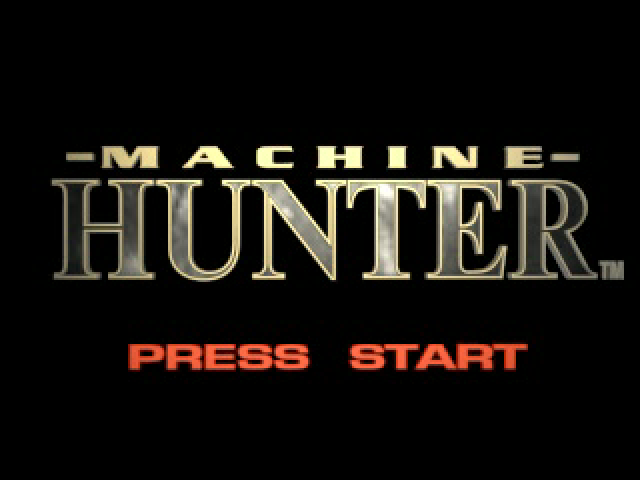 Machine Hunter — Title screen