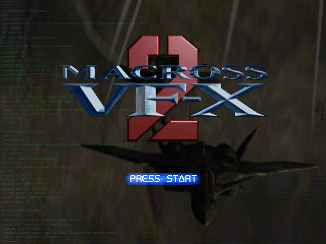 Macross VF-X2 — Title screen
