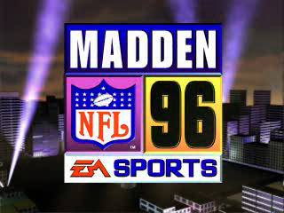 Madden NFL '96 — Title screen