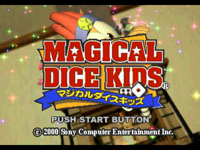 Magical Dice Kids — Title screen