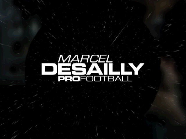 Marcel Desailly Pro Football — Title screen