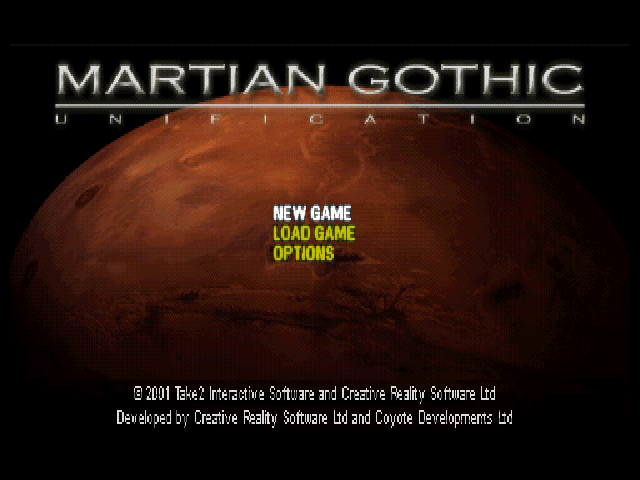 Martian Gothic : Unification — Title screen