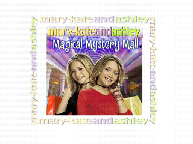 Mary-Kate and Ashley : Magical Mystery Mall — Title screen