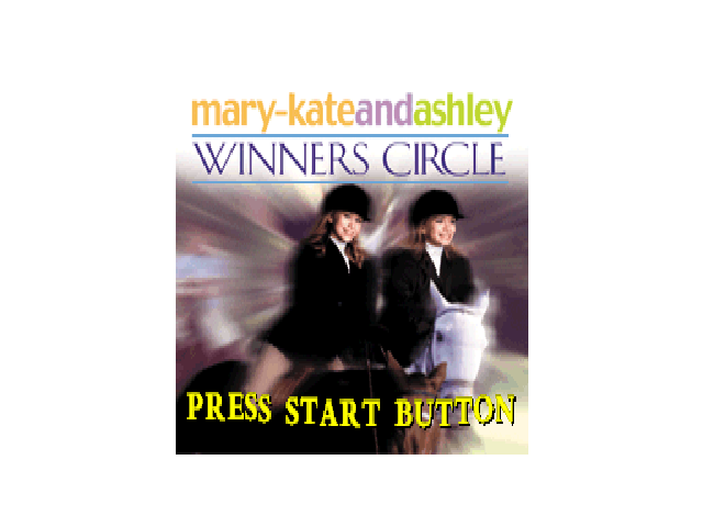 Mary-Kate and Ashley : Winners Circle — Title screen