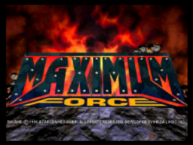 Maximum Force — Title screen