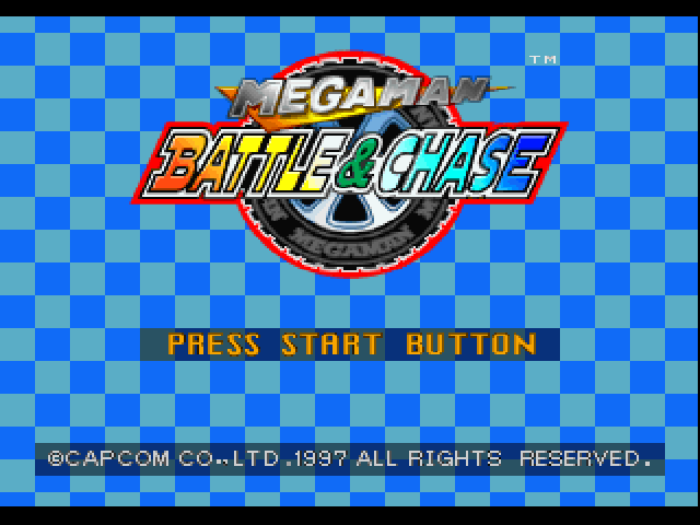 Megaman : Battle & Chase — Title screen