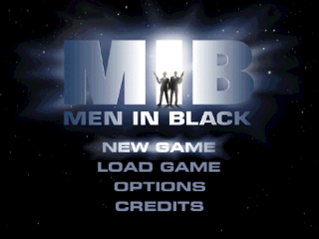 Men in Black : The Game — Title screen