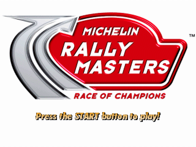 Michelin Rally Masters : Race of Champions — Title screen