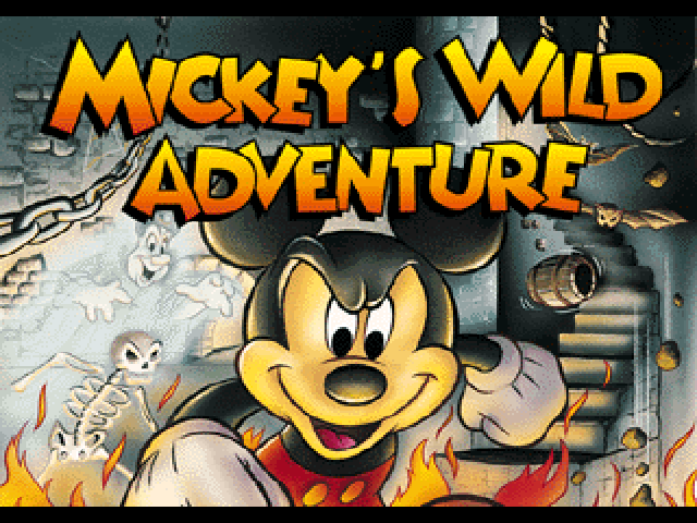 Mickey's Wild Adventure — Title screen