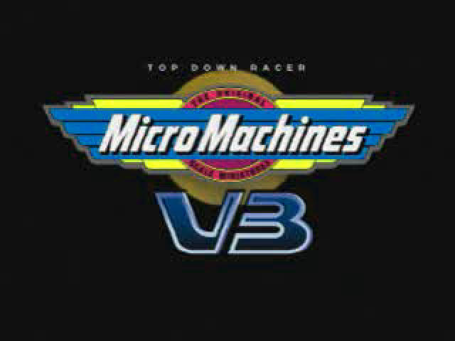 Micro Machines V3 — Title screen