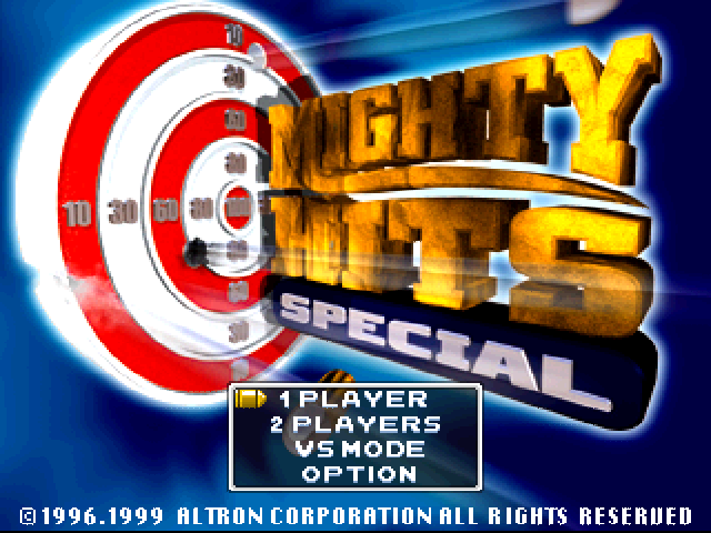 Mighty Hits Special — Title screen