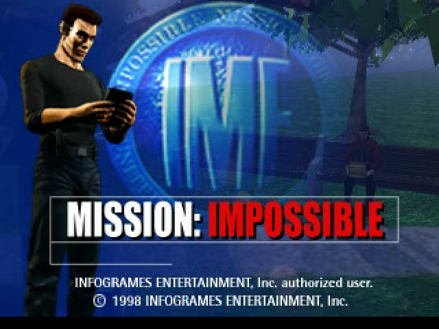 Mission : Impossible — Title screen