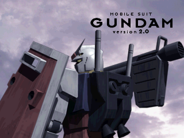 Mobile Suit Gundam : Version 2.0 — Title screen