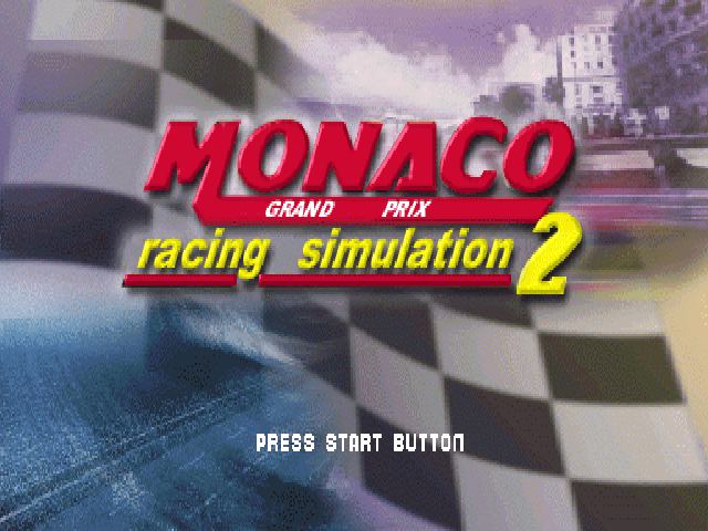Monaco Grand Prix Racing Simulation 2 — Title screen