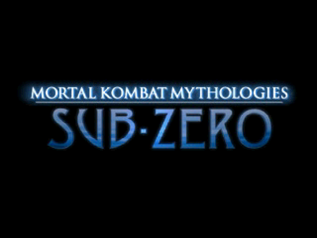 Mortal Kombat Mythologies : Sub-Zero — Title screen
