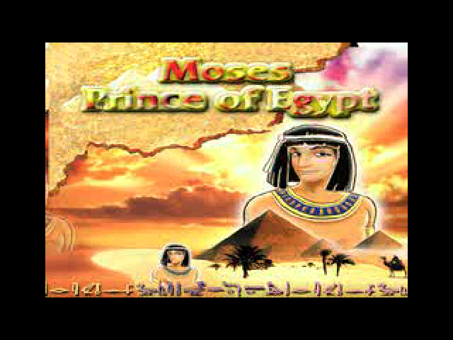 Moses : Prince of Egypt — Title screen