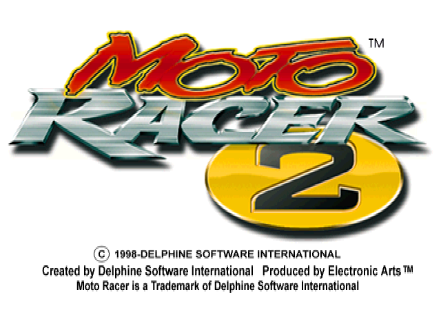 Moto Racer 2 — Title screen