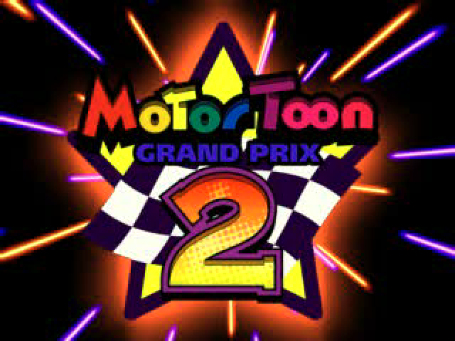 Motor Toon Grand Prix 2 — Title screen