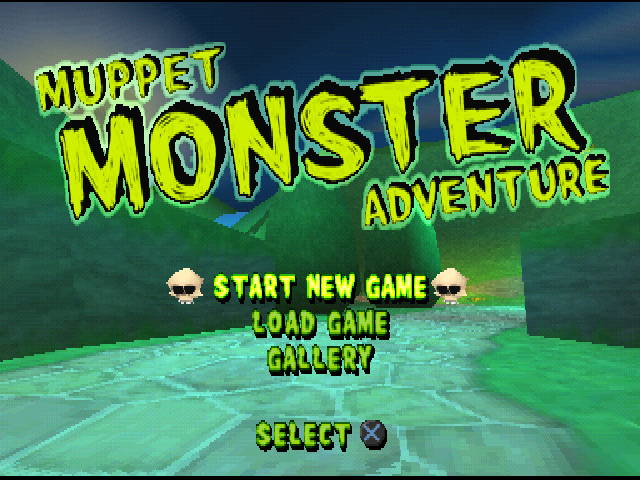 Muppet Monster Adventure — Title screen