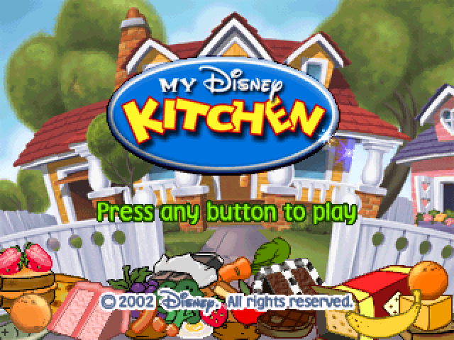 My Disney Kitchen — Title screen