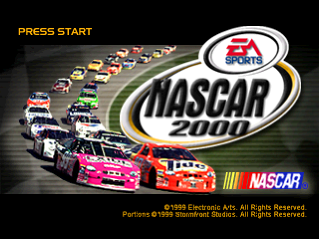 NASCAR 2000 — Title screen