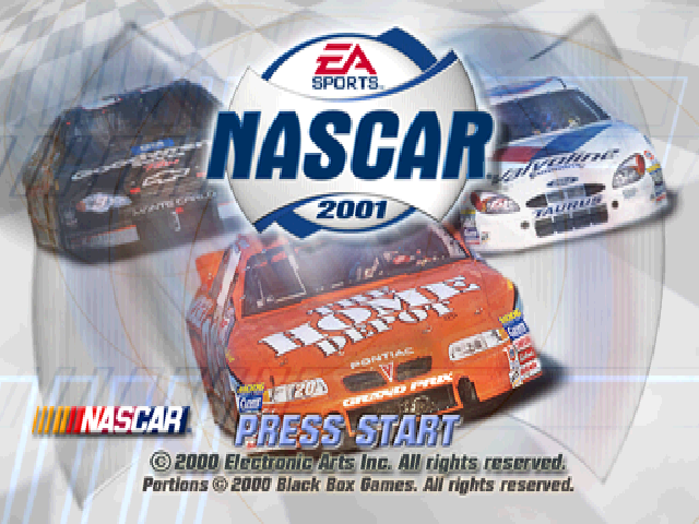 NASCAR 2001 — Title screen