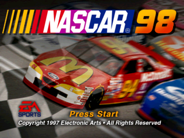 NASCAR 98 — Title screen
