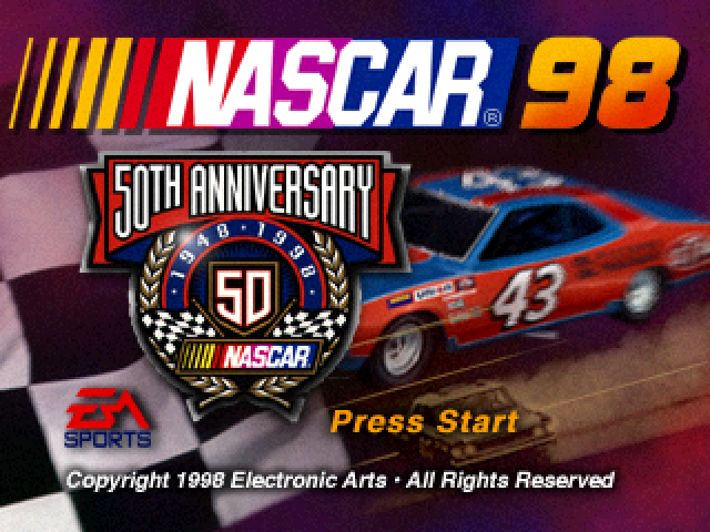 NASCAR 98 Collector's Edition — Title screen