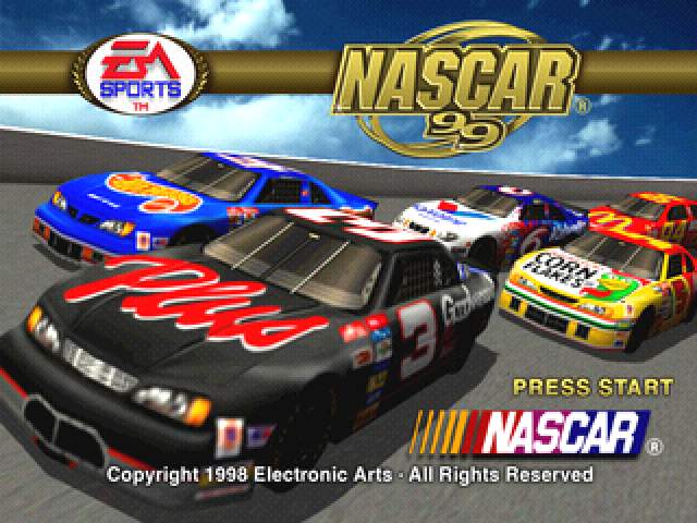 NASCAR 99 — Title screen