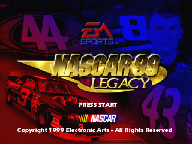 NASCAR 99 Legacy — Title screen