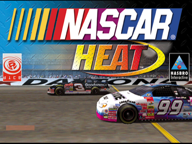 NASCAR Heat — Title screen